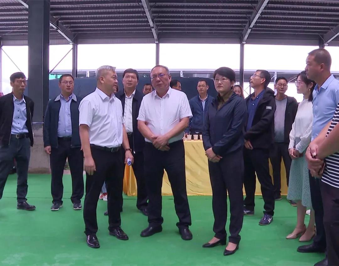 县委副书记,县人民政府县长庞新秀及市,县农业农村局相关负责人参加